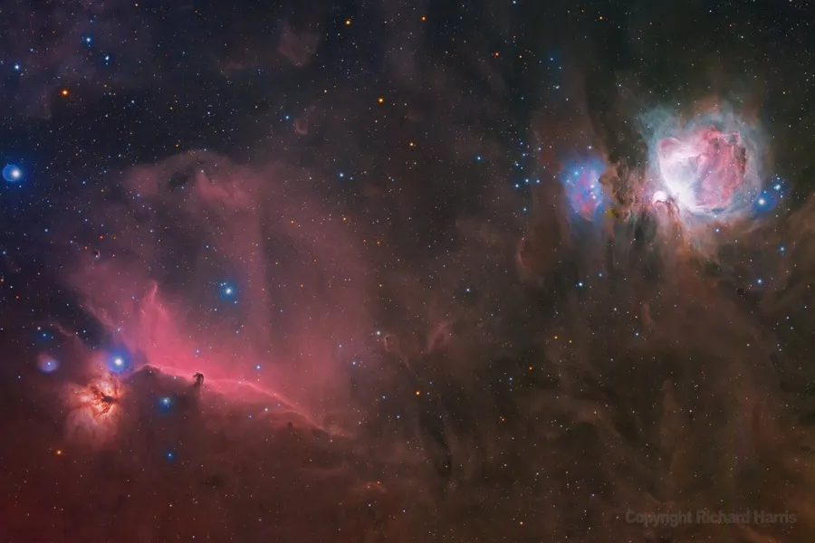 The Orion Complex astrophoto taken with the Redcat 51