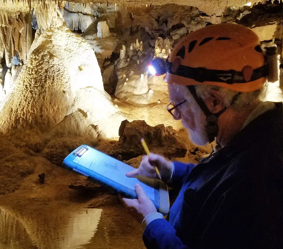 Cave mapping our Missouri cave Fantastic Caverns