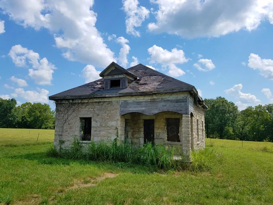 Parsonage the only remaining structure from the town of Phenix