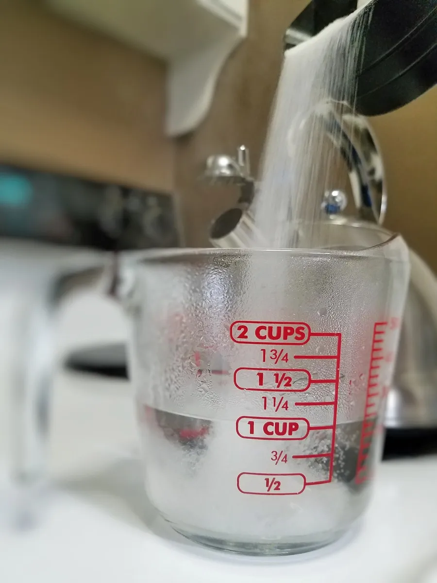 Make your own saturated solution to grow crystals