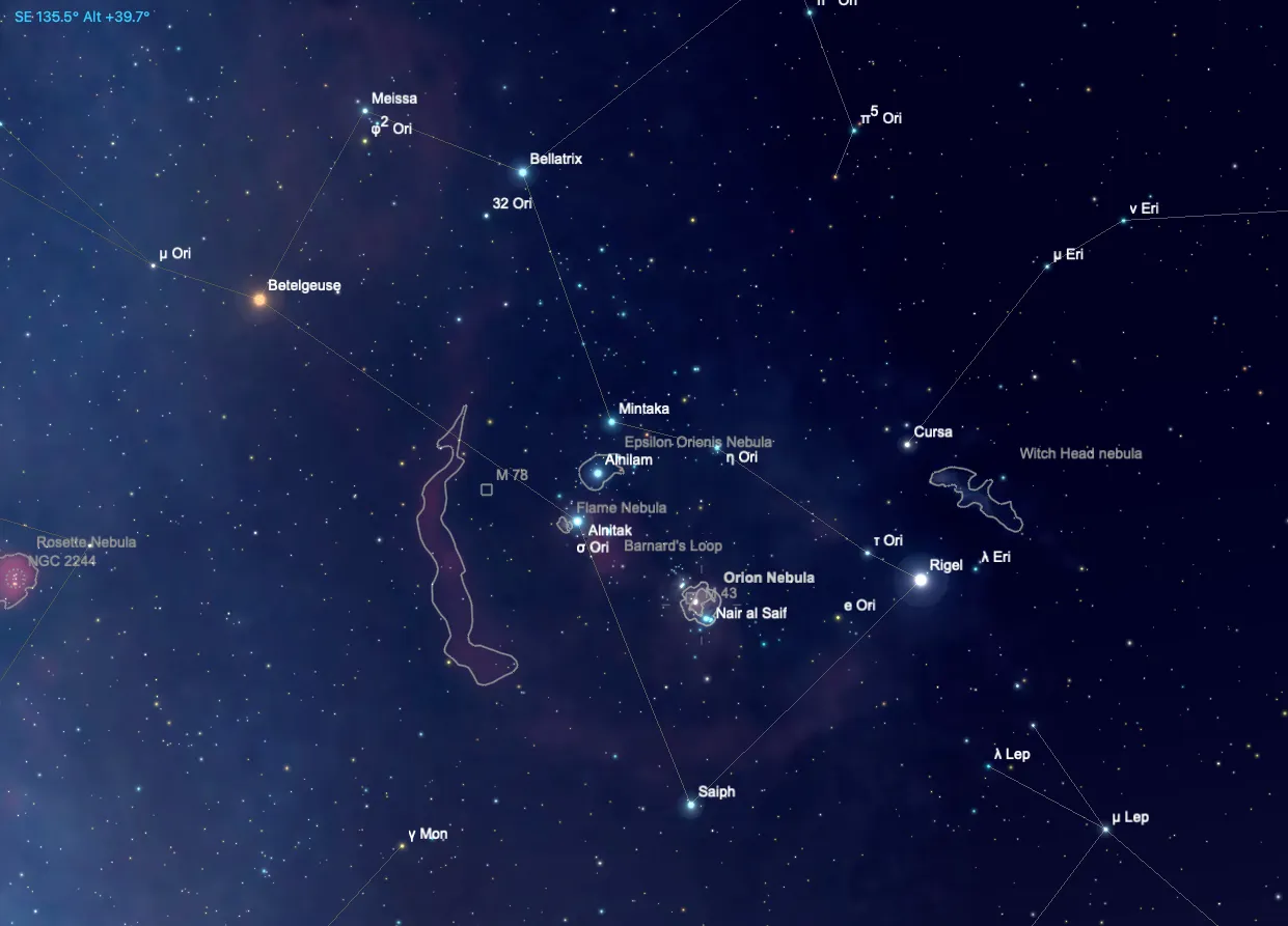 How to find the Orion Nebula and take an astrophoto of it