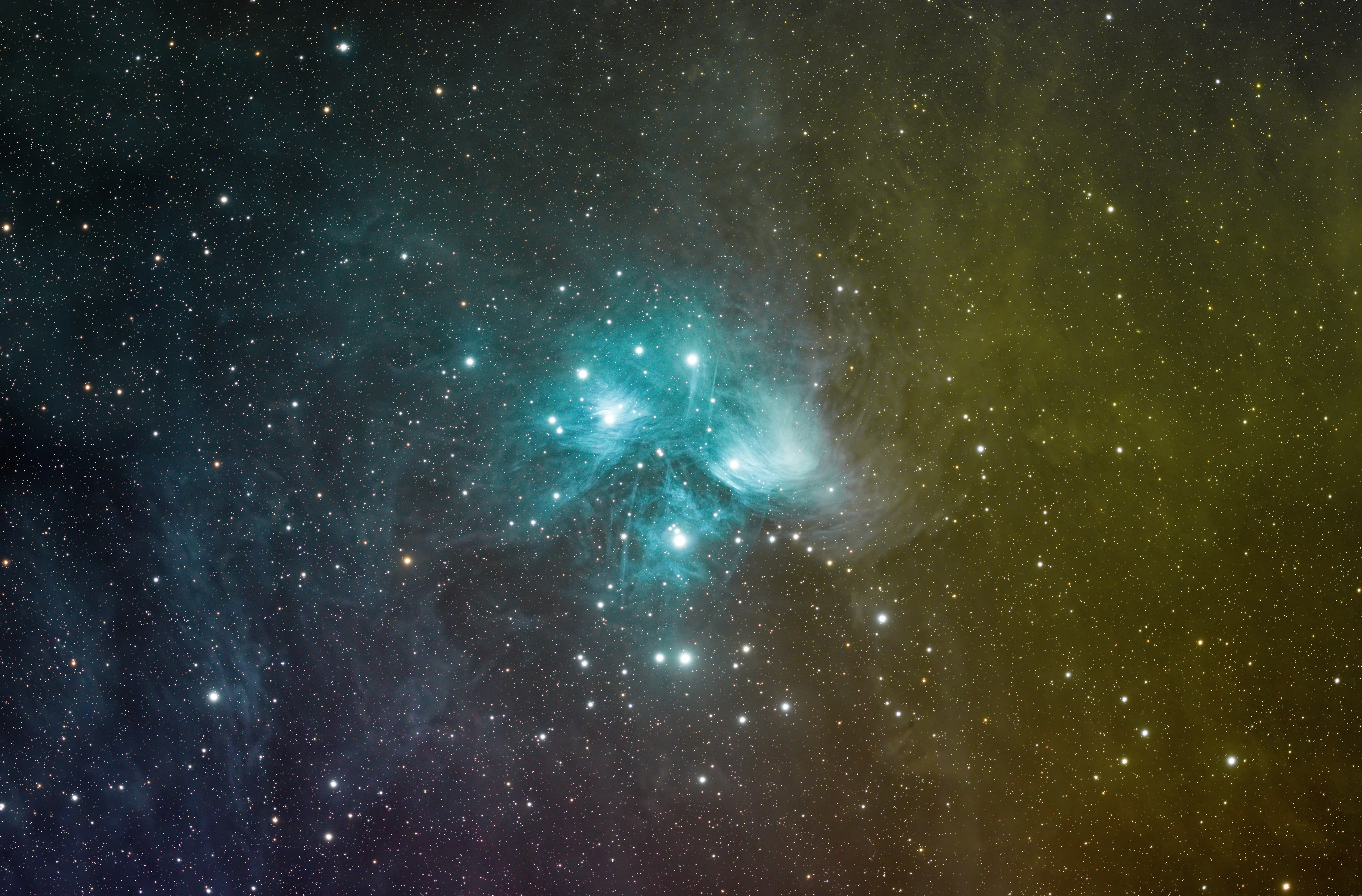 M45 Pleiades astrophoto with the Sharpstar 61EDPH III refractor