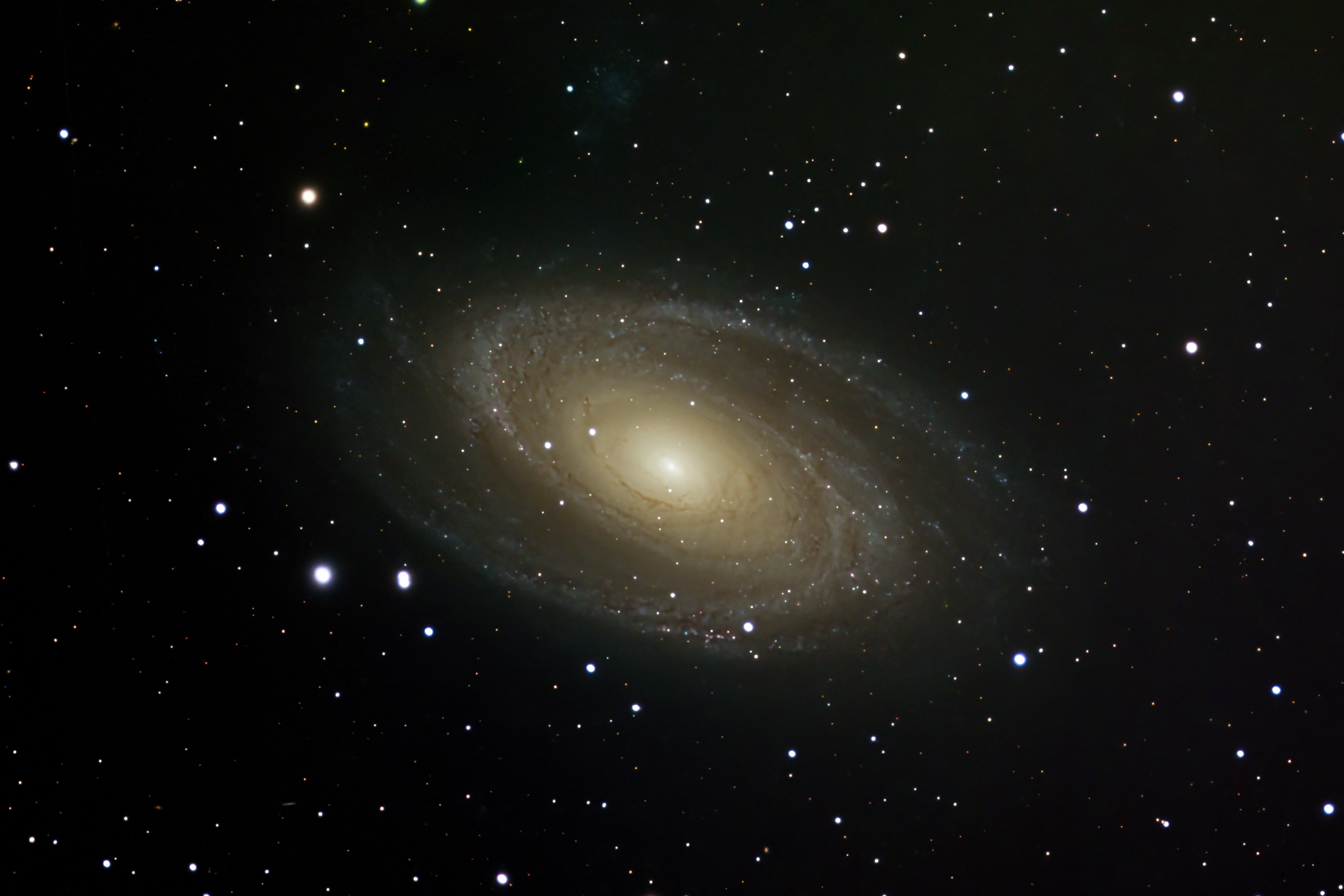 M81 Bodes galaxy close up