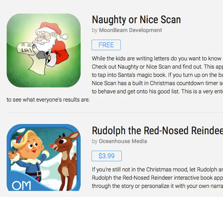 Naughty or Nice Christmas Scan App Makes Top 10 Naughty or Nice Christmas Scan App Makes Top 10
