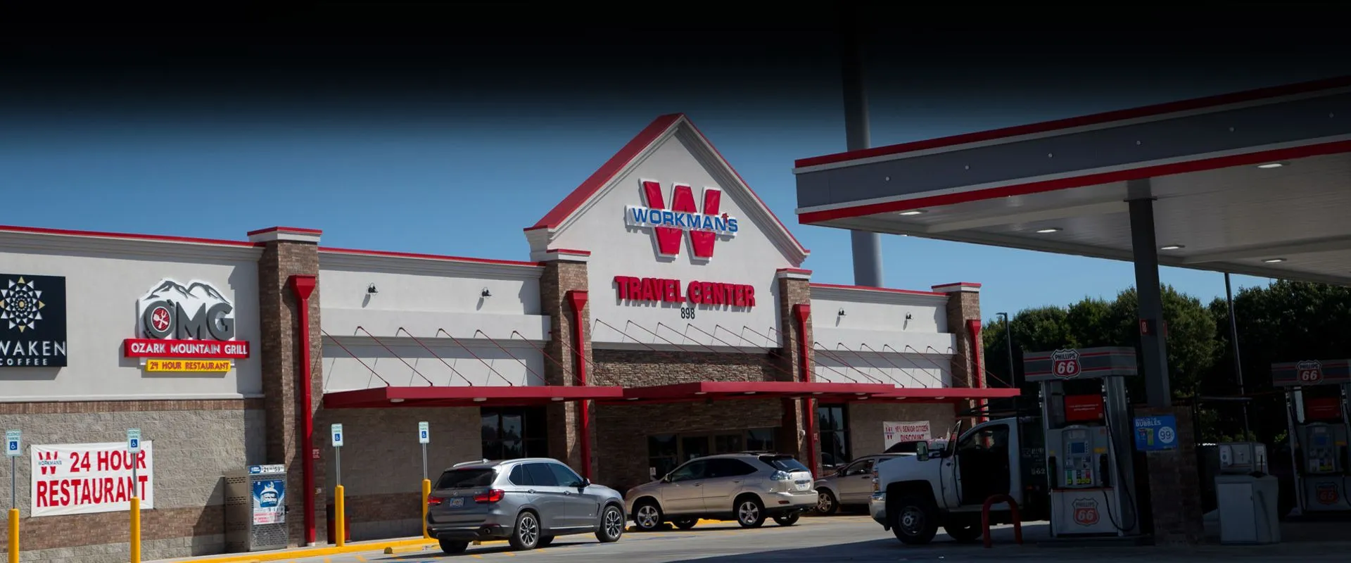 Our goal and number one concern is to make your stop the best it can be! We provide everything you need to recharge and refuel.