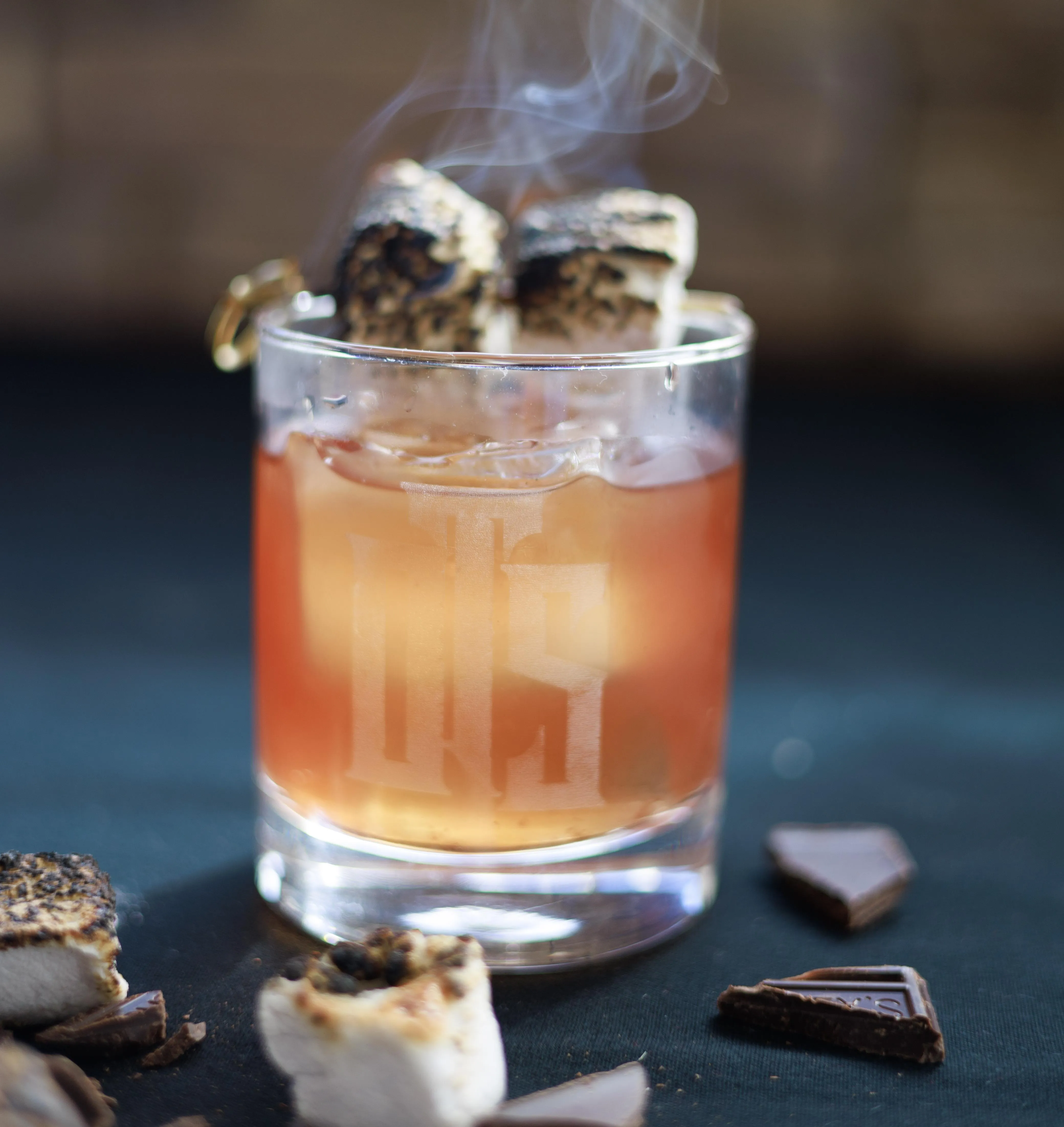 Smores Olde Fashioned Cocktail