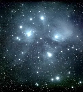 Pleiades cluster astrophoto taken with Explorer Scientific 127 CF and Canon 6D Full Frame camera