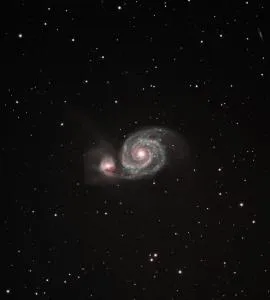 M51 galaxy astrophoto taken with ES127MMCF LRGBSHO 300secX5 each ASI2600MM Richard Harris