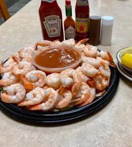 Fresh Shrimp cocktail tray