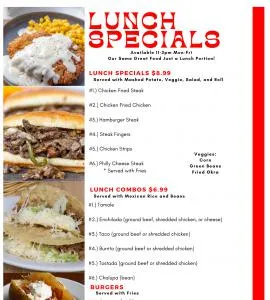 The Rodeo in Okmulgee Lunch Specials