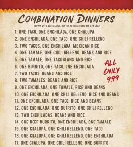 The Rodeo in Okmulgee Combination Dinners