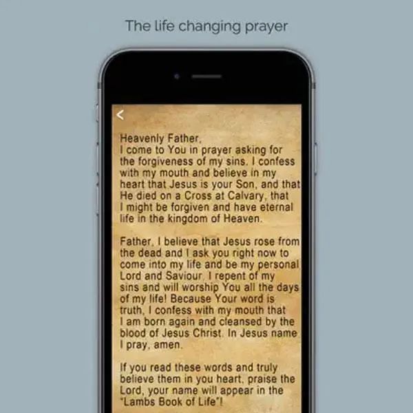 Sinners Prayer project screenshot 2