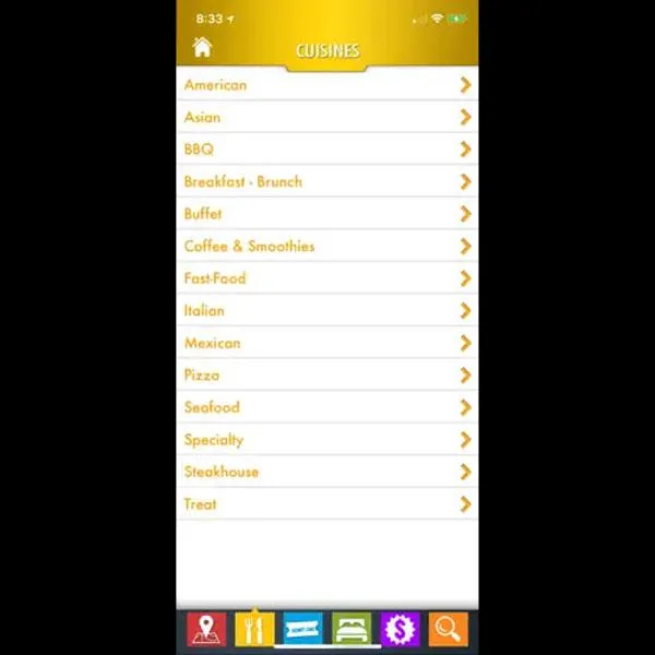 Branson Entertainment Guide project screenshot 3