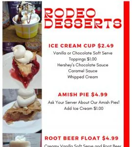 The Rodeo in Okmulgee Desserts