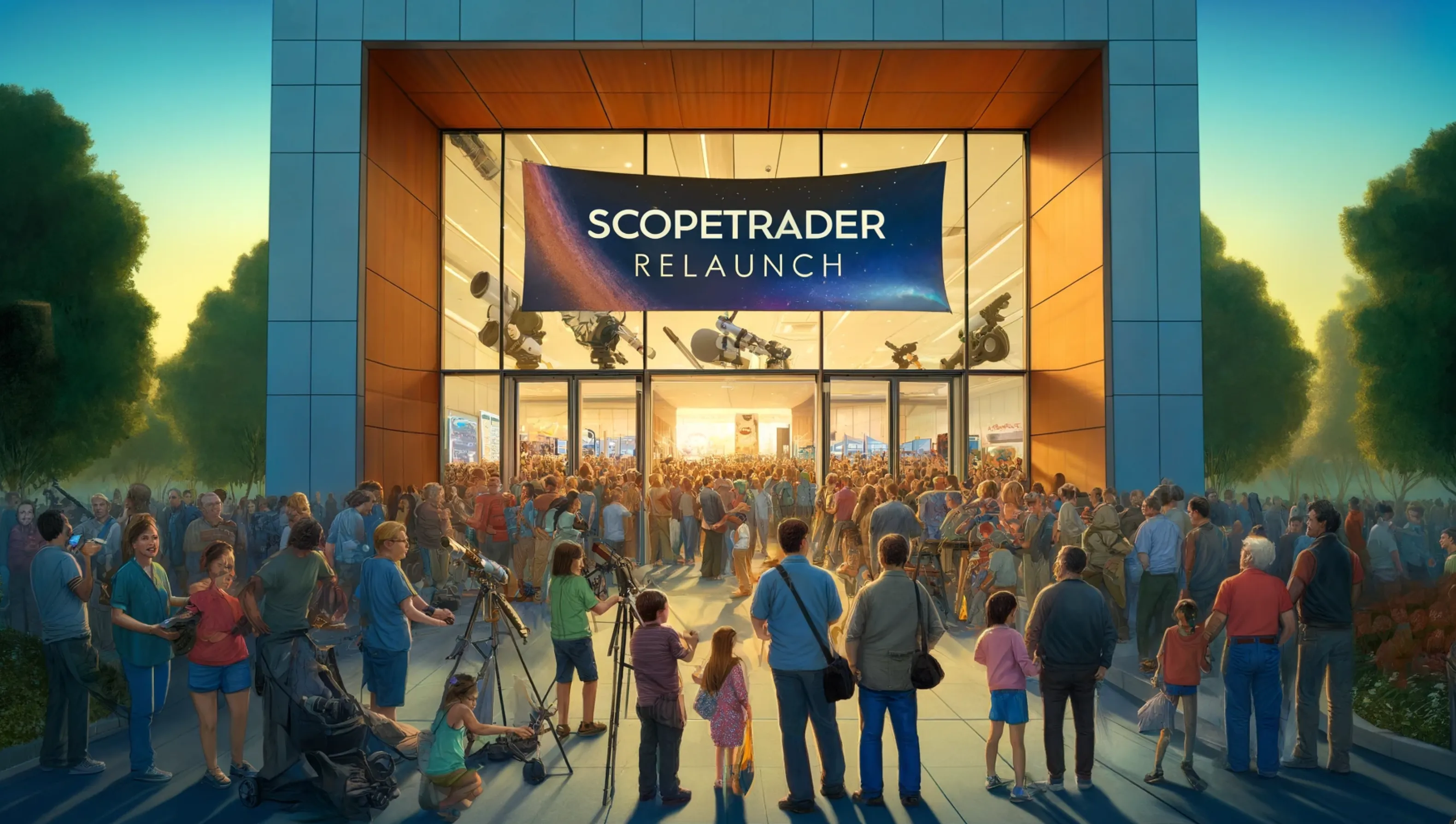 Astronomy classifieds and telescope equipment news ScopeTrader re-launches
