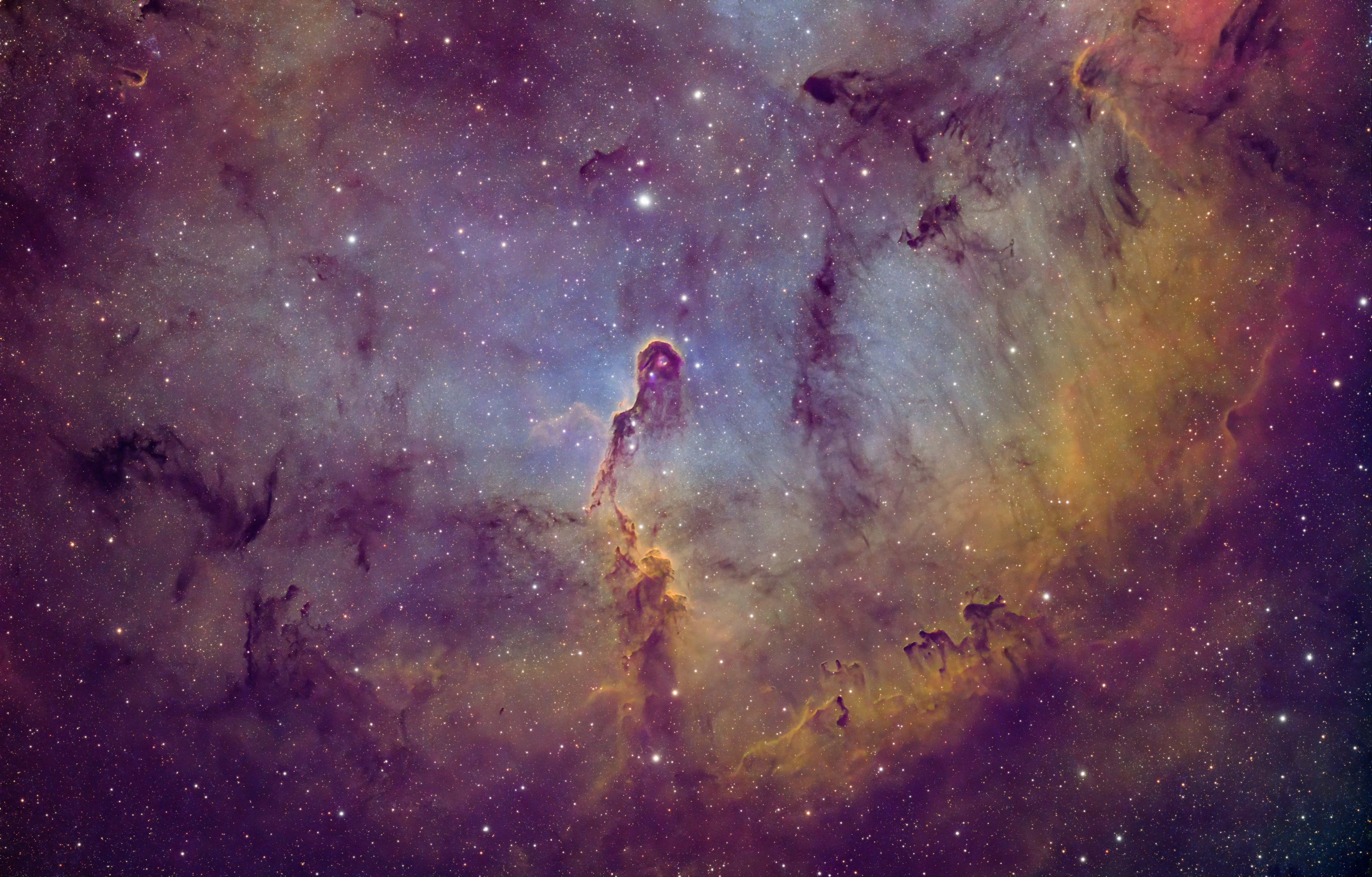 IC 1396 Elephants Trunk Nebula from the Ozarks