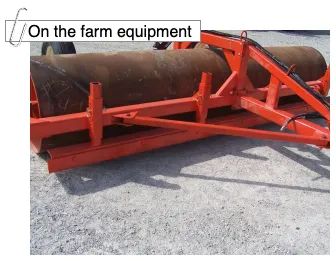On the farm equipment