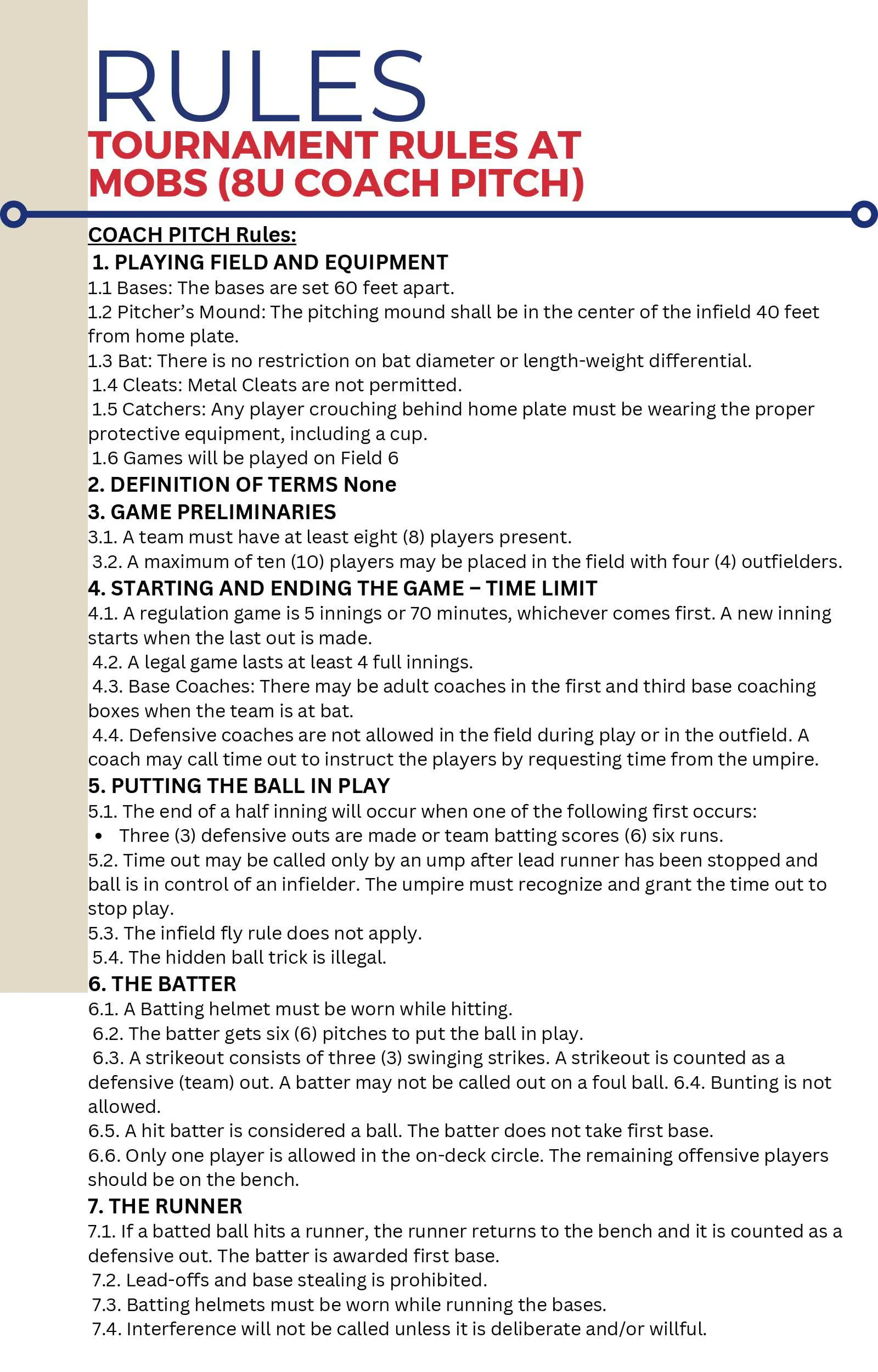 Mickey Owen Tournament Guide page 8.