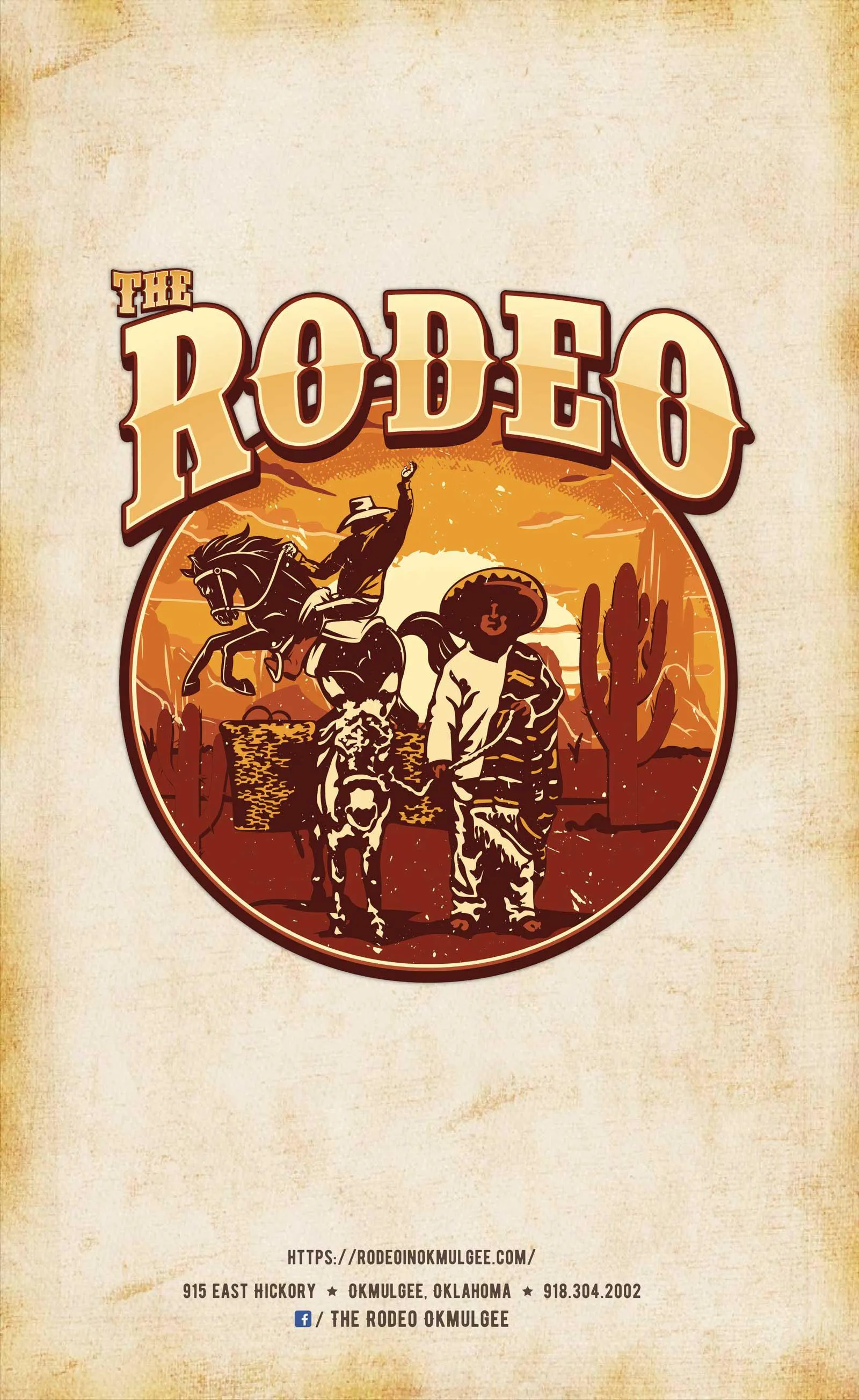 The Rodeo in Okmulgee menu