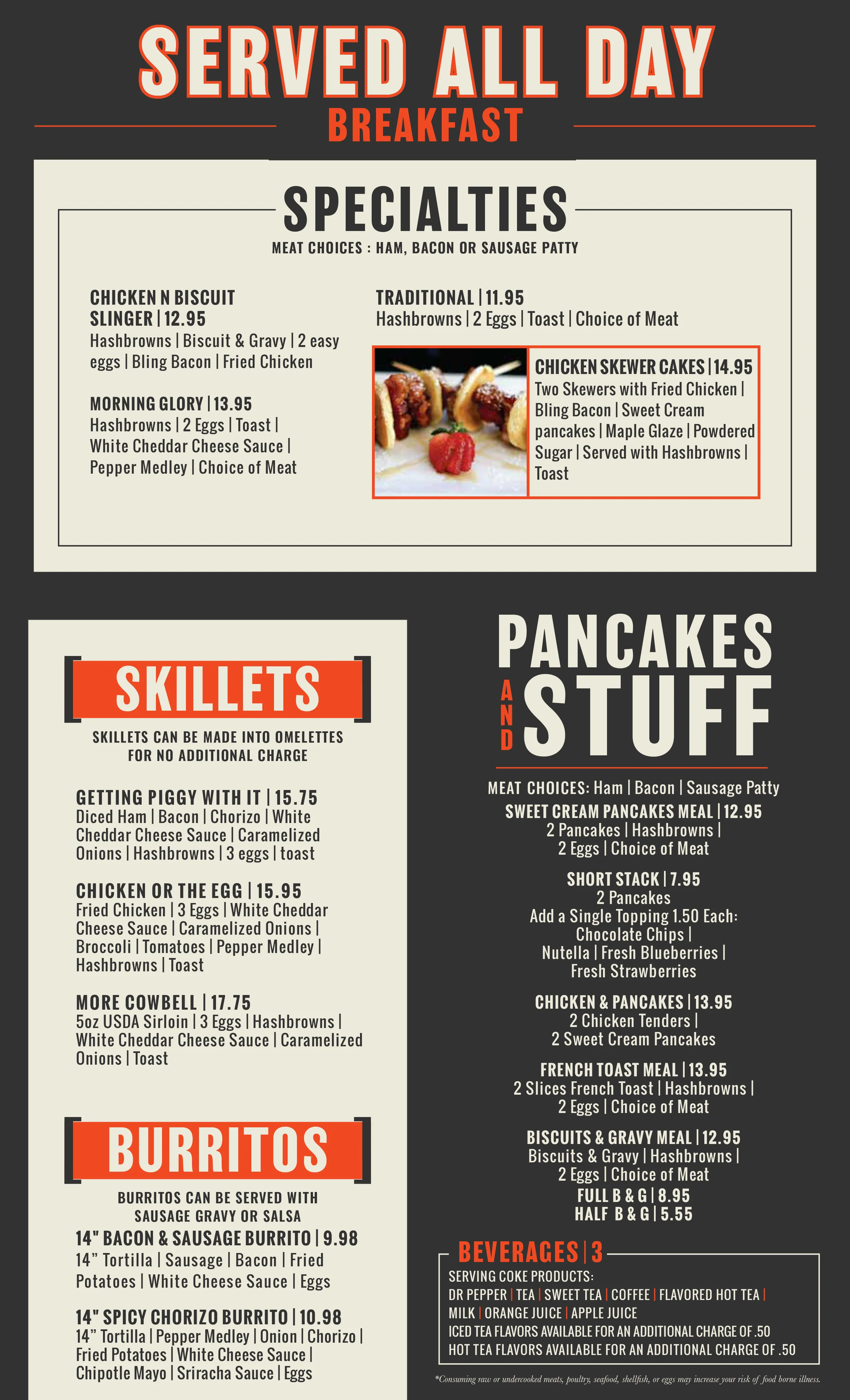 Olde Town South Menu Page 4