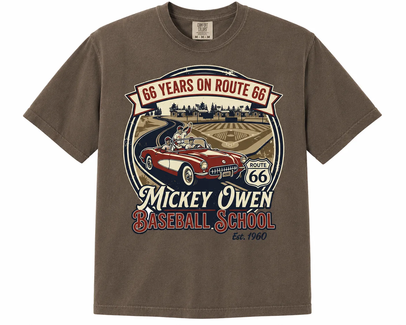 Route 66 Shirt Espresso