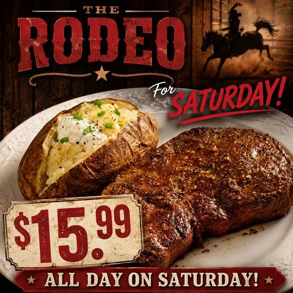 Saturday Sirloin Steak Special