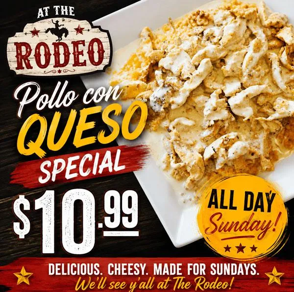 Sunday Pollo Con Queso Special